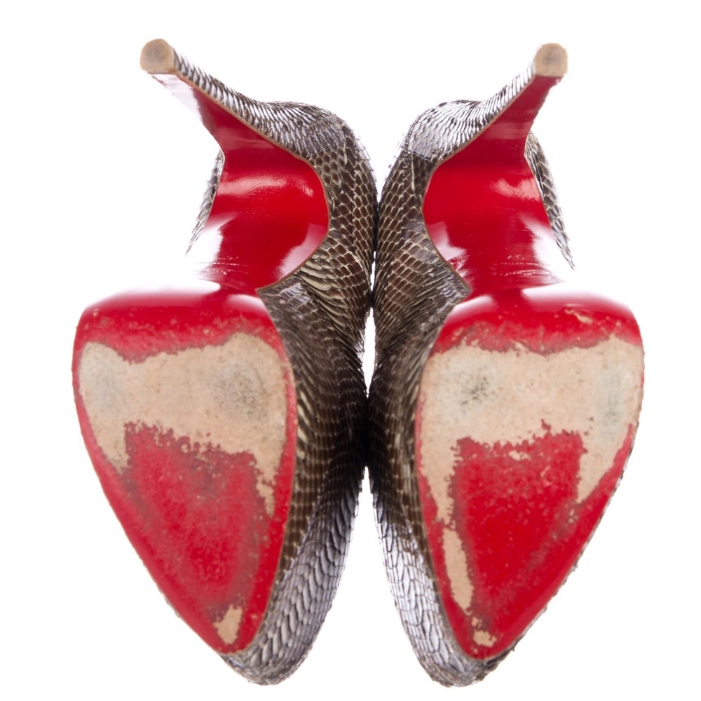 Christian Louboutin snakeskin pumps - Picture 5 of 5